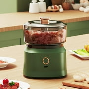 TOPRenddon Home on Clearance !Electric Garlic Chopper Portable Mini Food Processor Wireless Vegetable Masher With USB Charging Garlic Masher Mincer For Onions Meat Spices